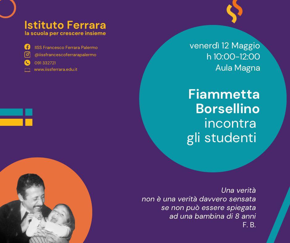 incontro con Fiammetta Borsellino